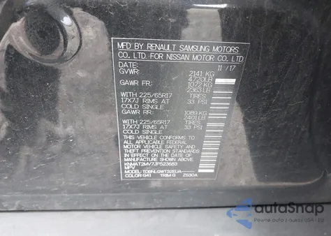 2018 Nissan Rogue Sv из США, поврежденный, VIN KNMAT2MV7JP523683